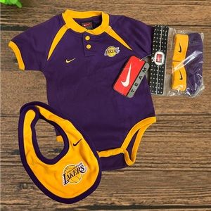 Nike lakers onesie